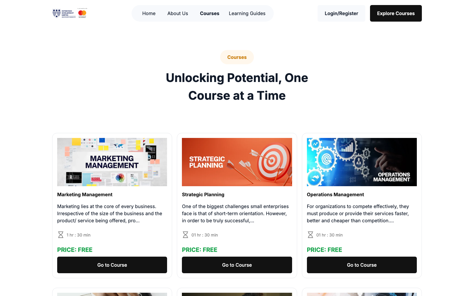 EDC Learn — Unlocking potential, one course at a time